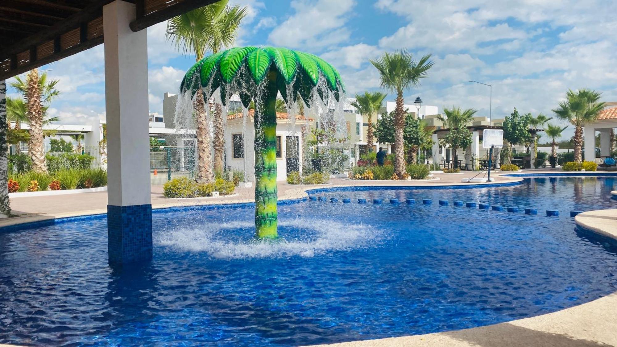 Casa Mazatlán, alberca, baño y clima en cada habitacion Exterior foto